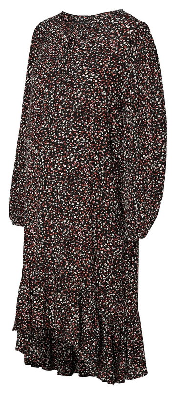Supermom Sukienka koszulowa 'ASCOT'  rdzawobrązowy / jasnoróżowy / czarny / biały