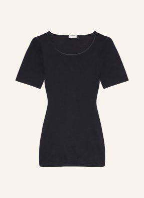 Hanro T-Shirt Cotton Seamless schwarz