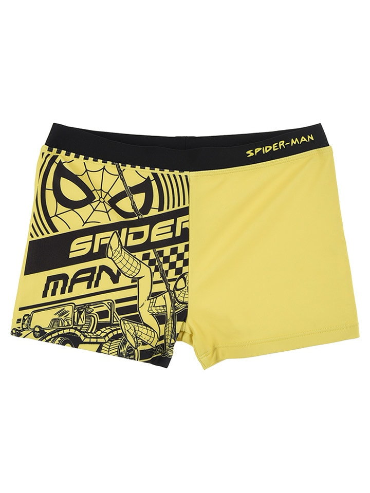 Spiderman Kąpielówki "Spiderman" w kolorze żółto-czarnym
