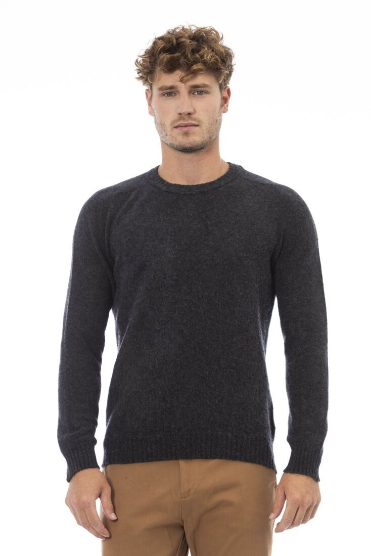 Swetry marki Alpha Studio model AU7250CE kolor Czarny. Odzież męska. Sezon: