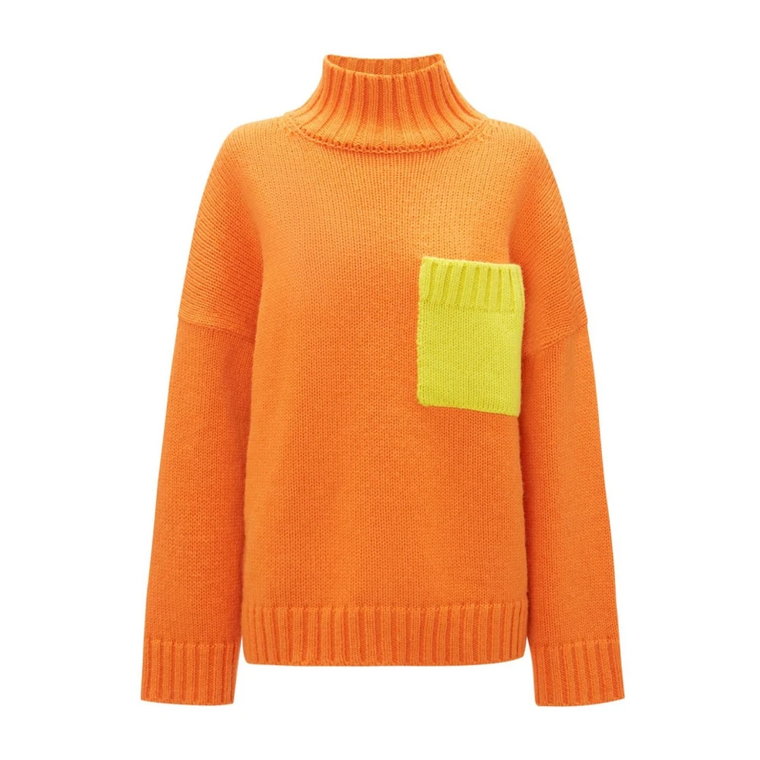 Marchewkowy Pomarańczowy Sweter JW Anderson