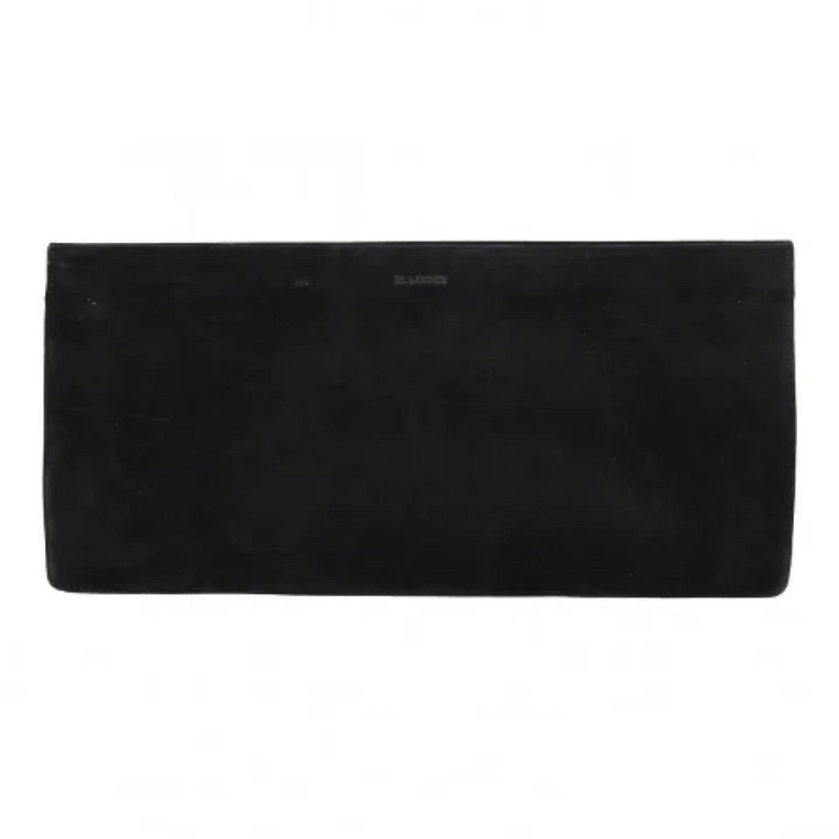 Pre-owned Suede clutches Jil Sander Pre-owned