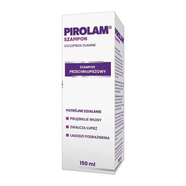 Pirolam Szampon Przeciwłupieżowy z Witaminami A+ E, 150 ml