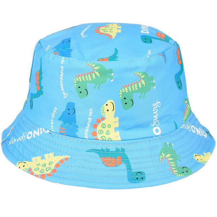Dino kapelusz dwustronny bucket hat dziecięcy modny kap-hd-10