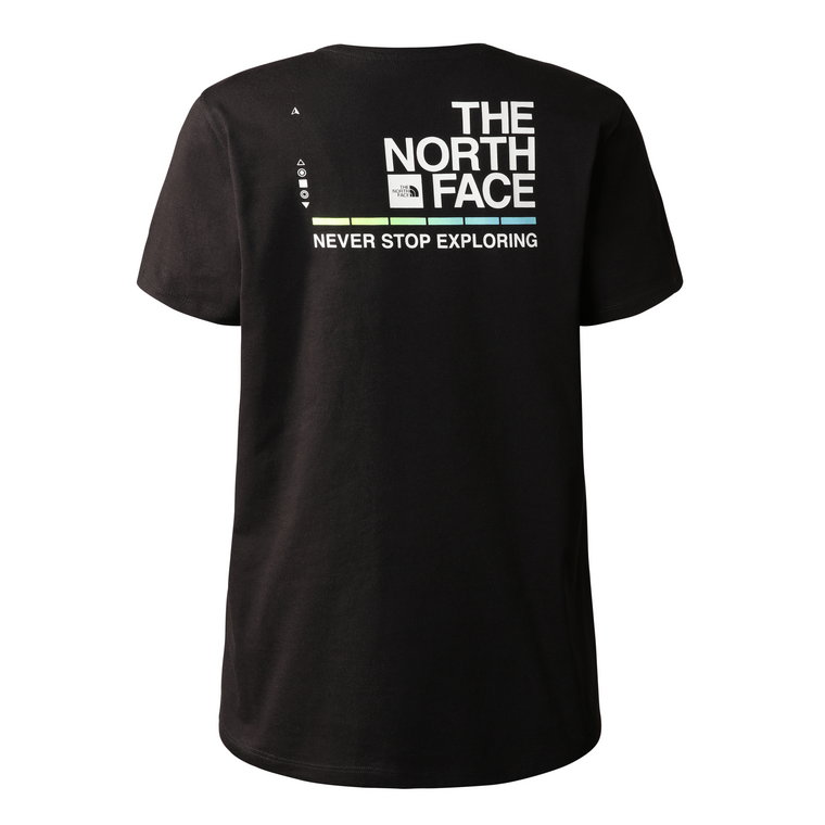 Damski t-shirt The North Face Foundation Graphic Tee S/S Eu black/gardenia white - XS