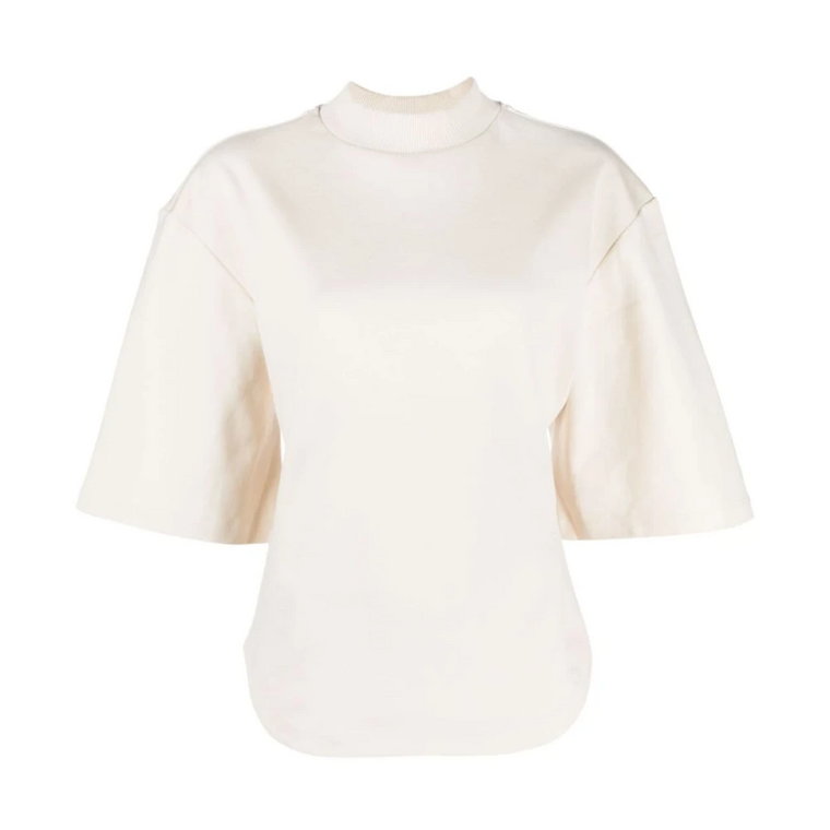 507 Ivory T-shirt dla kobiet The Attico