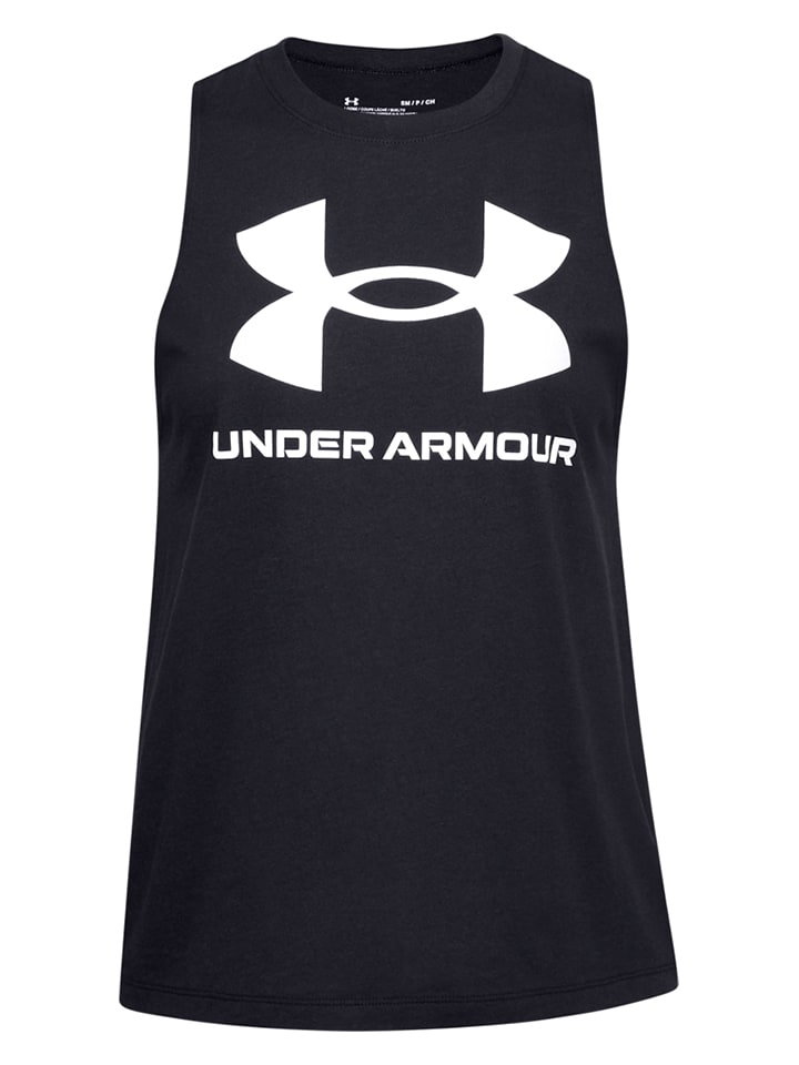 Under Armour Top "Live Sportstyle" w kolorze czarnym