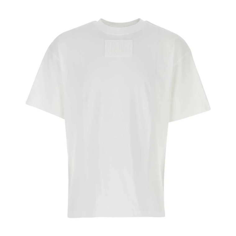 Biała bawełniana koszulka Vtmnts