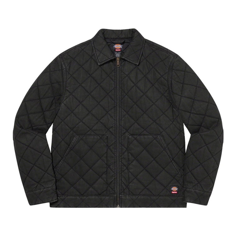 Quilted Work Jacket Black Supreme