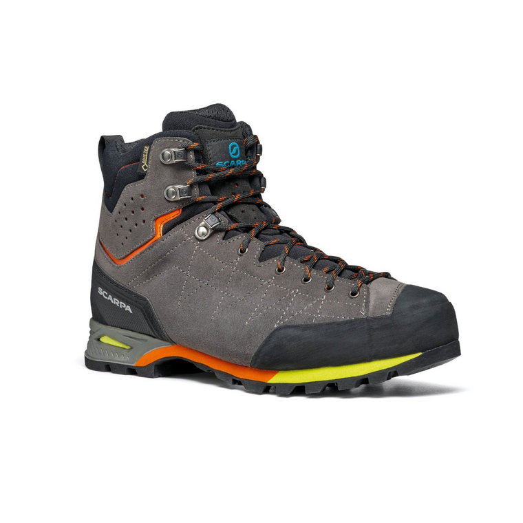 Męskie buty trekkingowe Scarpa Zodiac Plus GTX  shark/orange - 44