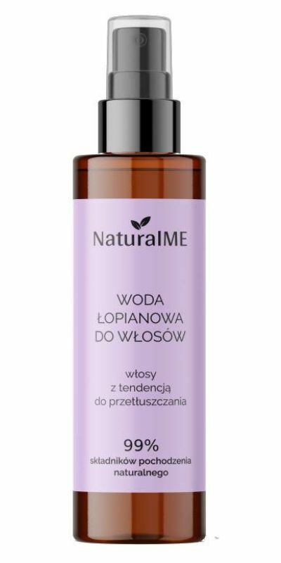 NaturalME - Woda łopianowa do włosów tłustych 100 ml