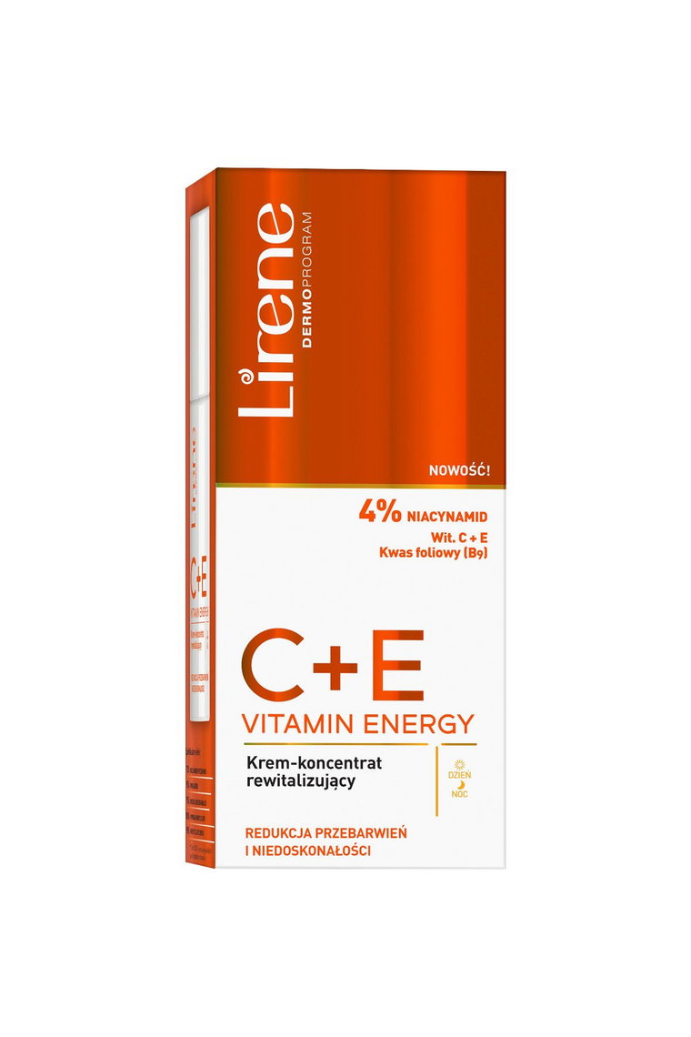 Lirene C+E Vitamin Energy Krem-koncentrat rewitalizujący dzień noc 40 ml
