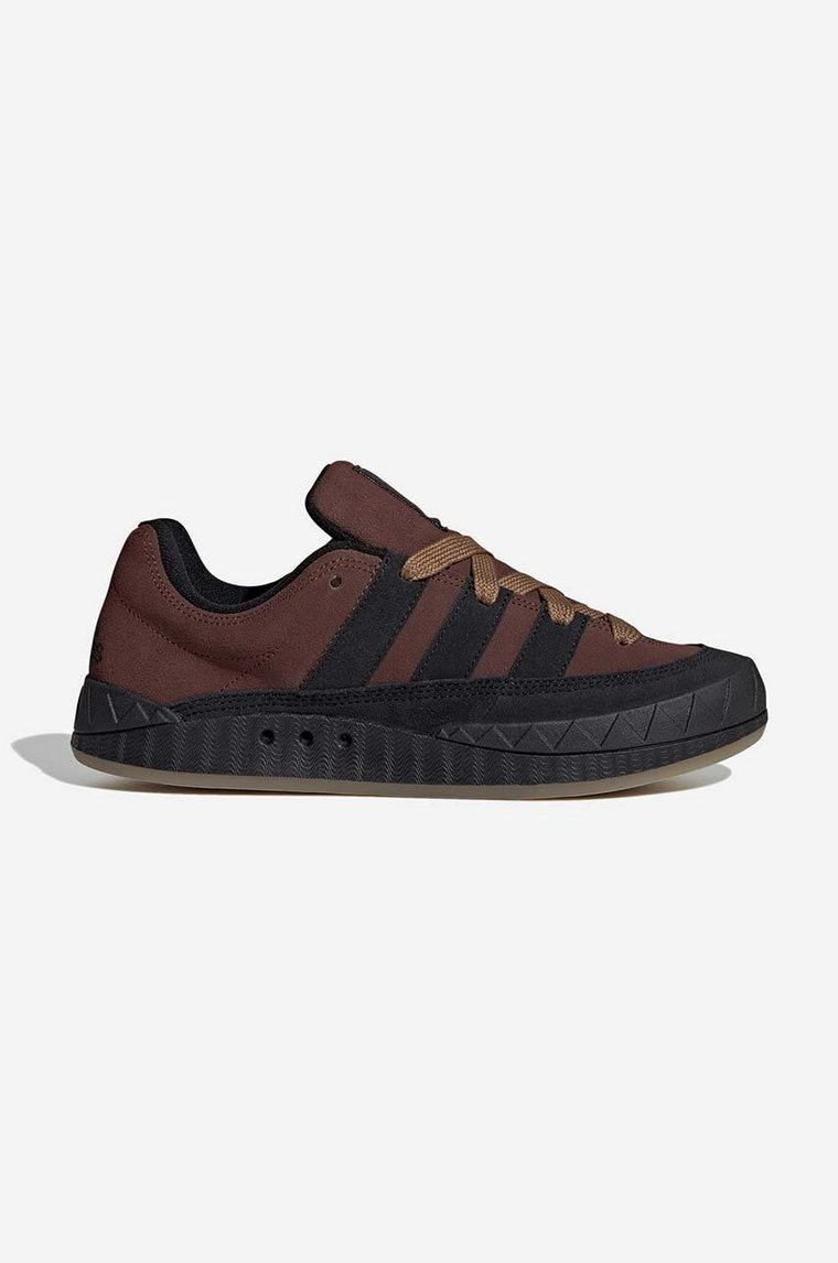 adidas Originals sneakersy zamszowe Adimatic HQ6903 kolor brązowy