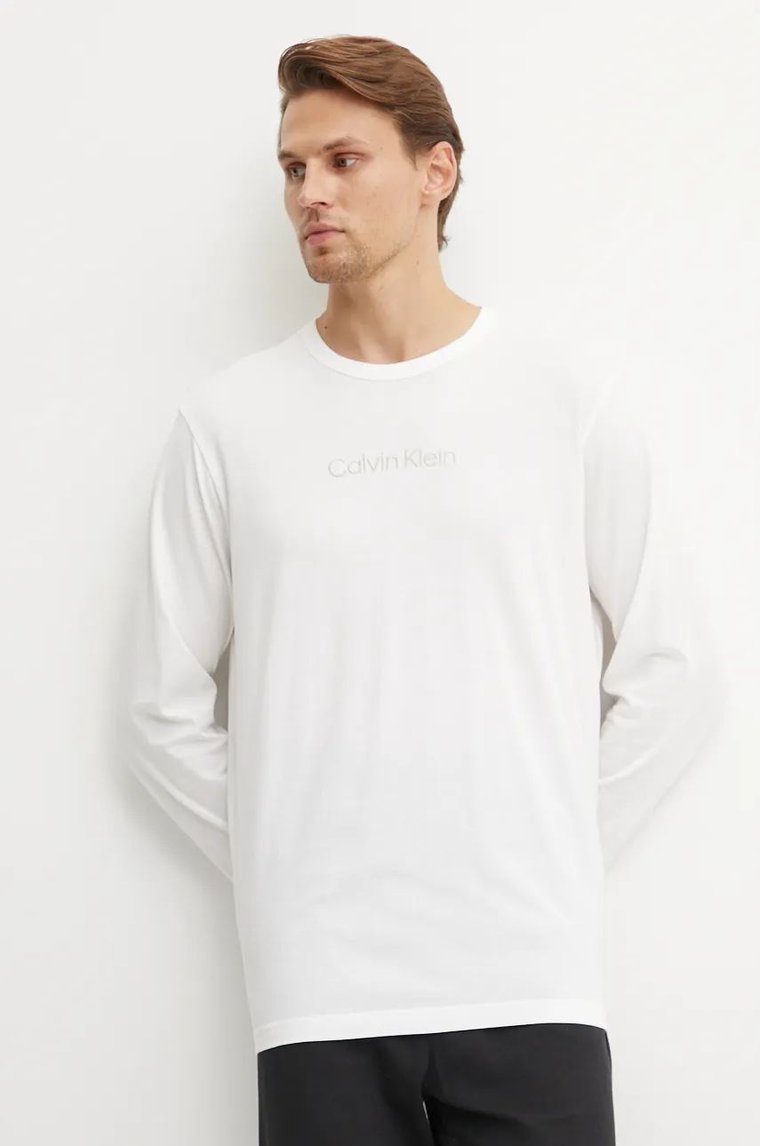 Calvin Klein Underwear t-shirt męskie kolor biały gładka 000NM2771E