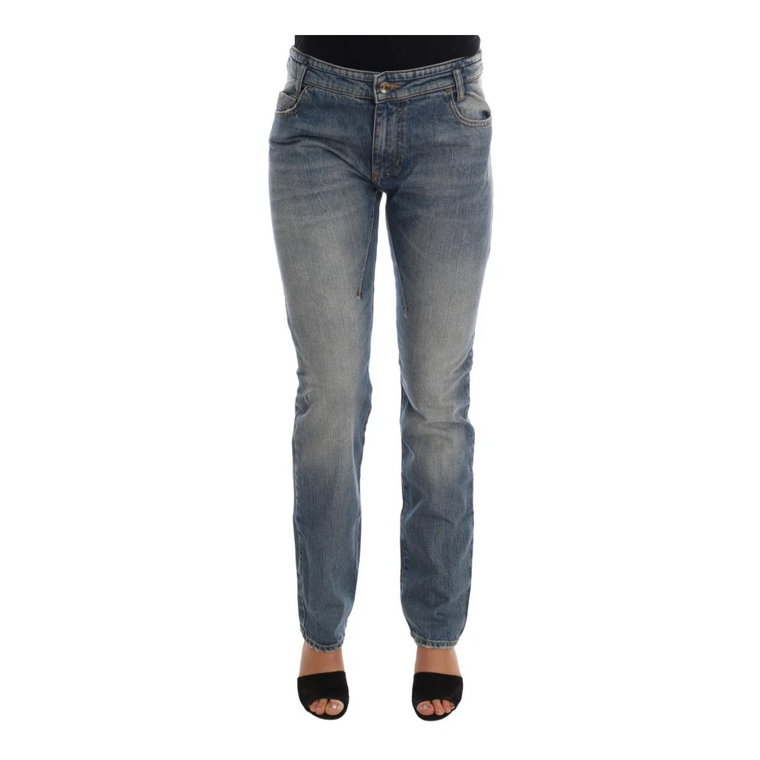 Blue Cotton Stretch Denim Jeans Costume National