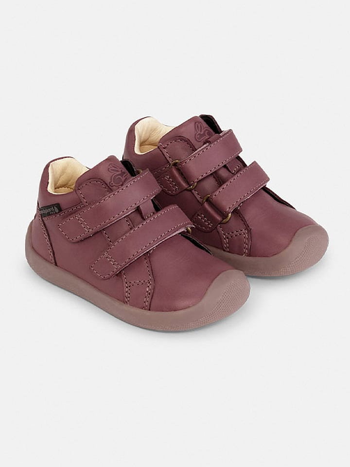 Bundgaard Skórzane sneakersy "The Walk Strap" w kolorze fioletowym