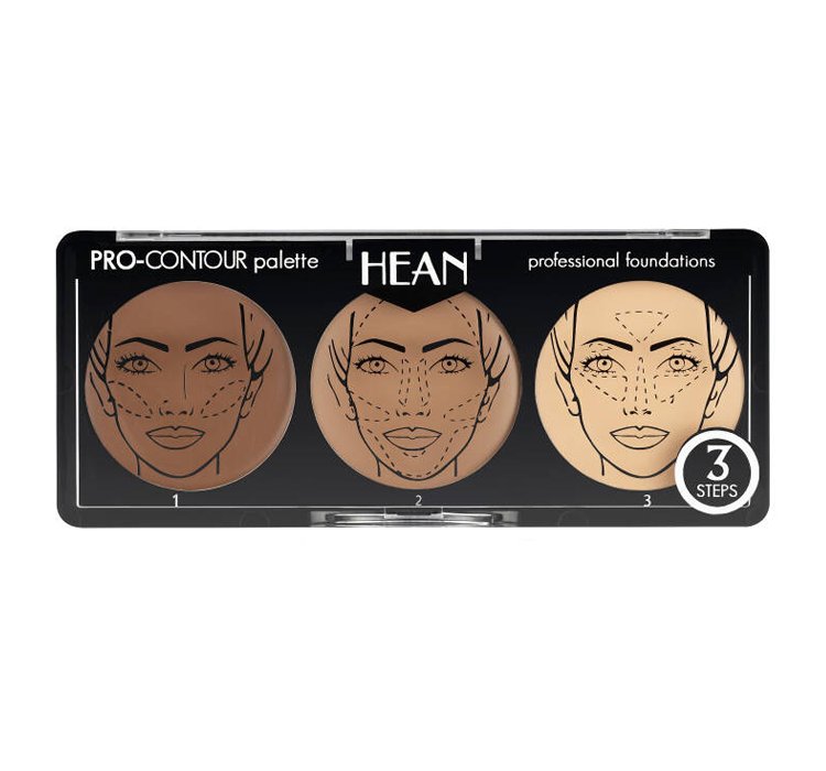 HEAN PRO CONTOUR PALETA PODKŁADÓW DO KONTUROWANIA