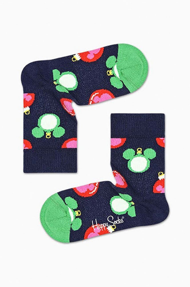Happy Socks skarpetki dziecięce x Disney Baublelicious kolor granatowy Skarpetki Happy Socks x Disney Baublelicious KDNY01 6500