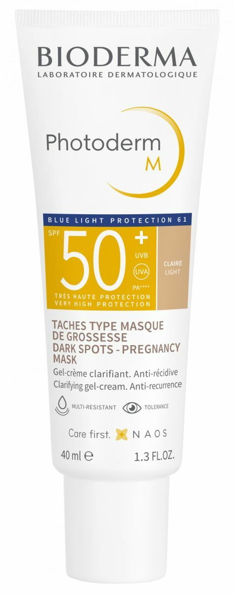 Bioderma Photoderm M Ochronny krem koloryzujący SPF 50+, Jasny