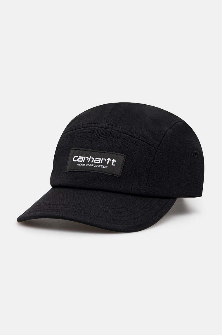 Carhartt WIP czapka z daszkiem Kayton Cap kolor czarny gładka I033796.89XX