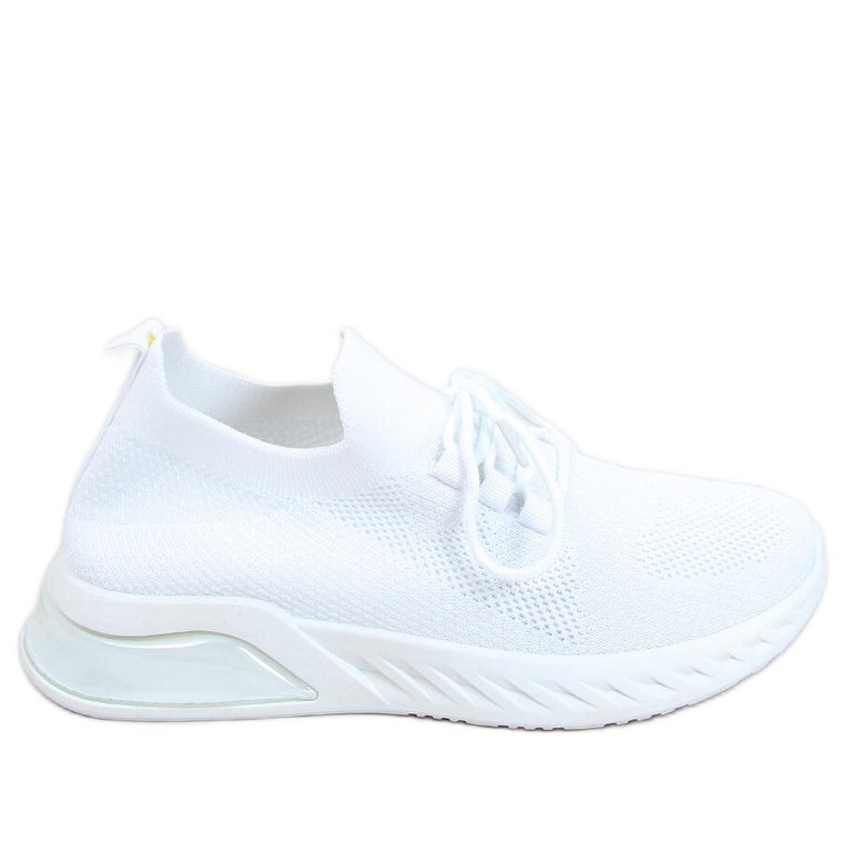 Buty sportowe skarpetkowe Salice White białe