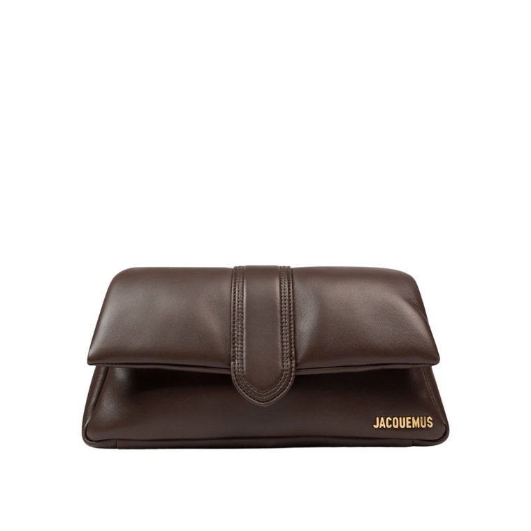 Średni Brązowy Bambimou Clutch Jacquemus