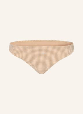 Roxy Dół Od Bikini Basic Gingham beige