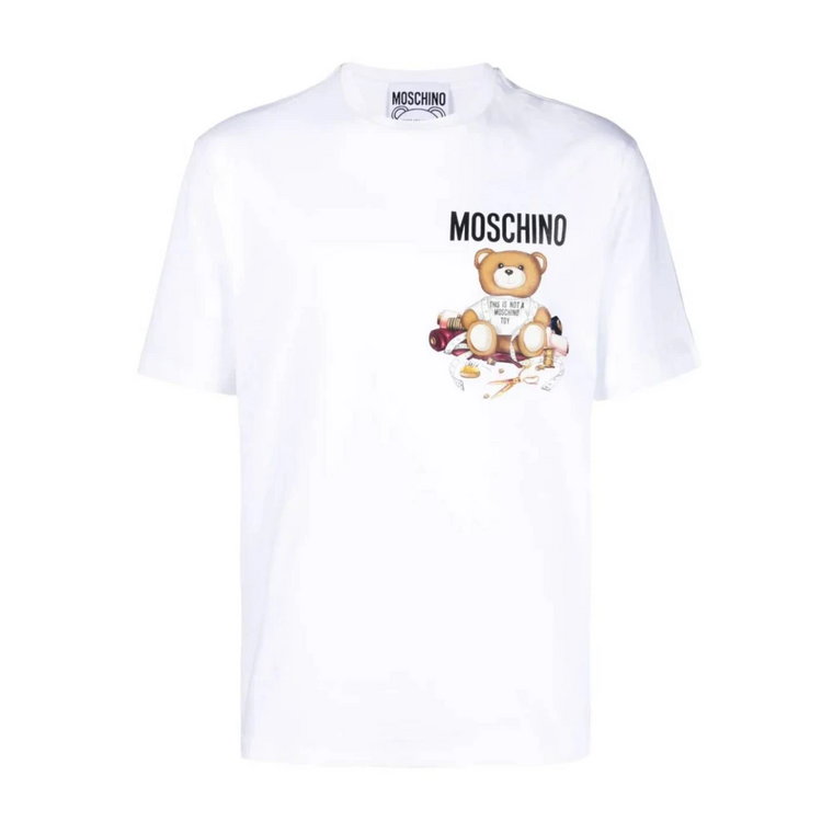 Koszulka z Misiem Teddy - Rozmiar: 54 Moschino