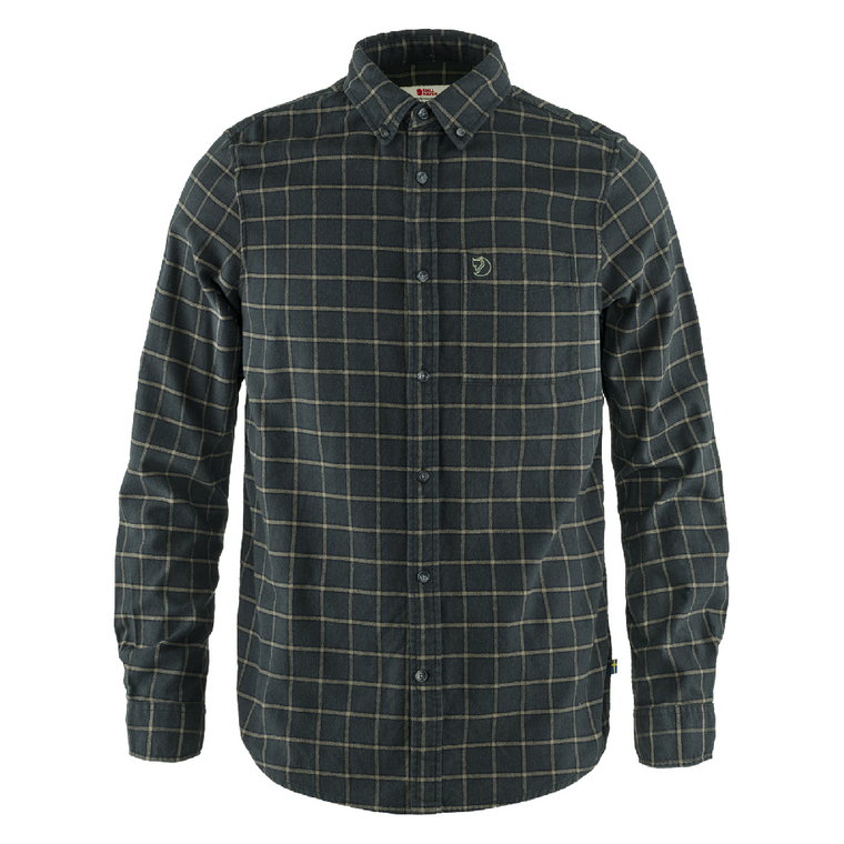 Męska koszula Fjallraven Ovik Flannel Shirt dark grey - XL
