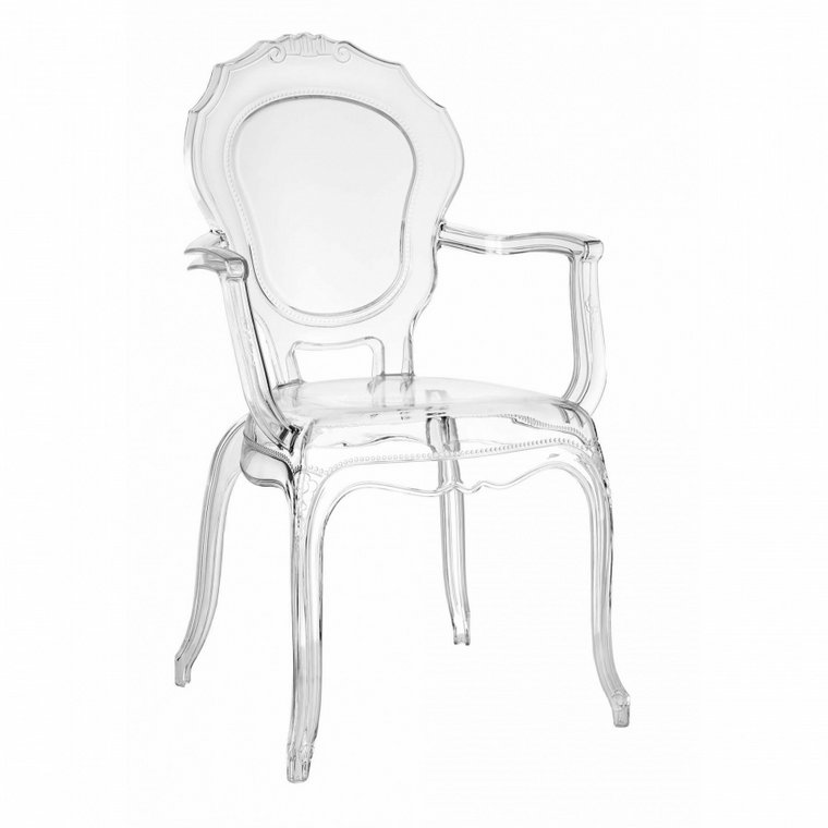 Krzesło transparentne Queen Arm kod: 5902385739849