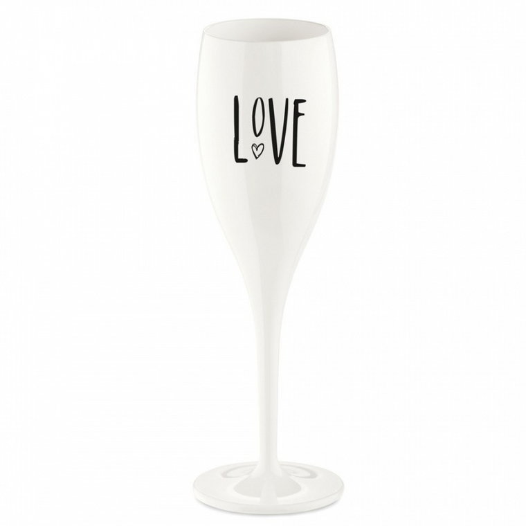 Kieliszek do szampana 19cm Koziol Cheers Love biały kod: KZ-3780525