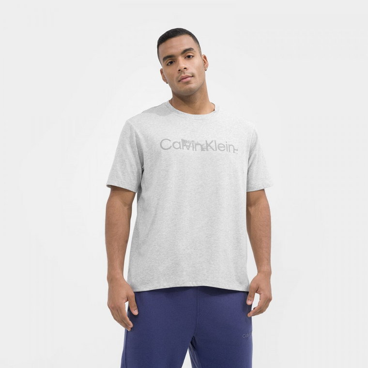 Męska koszulka treningowa CALVIN KLEIN MEN 00GMS3K110 - szara