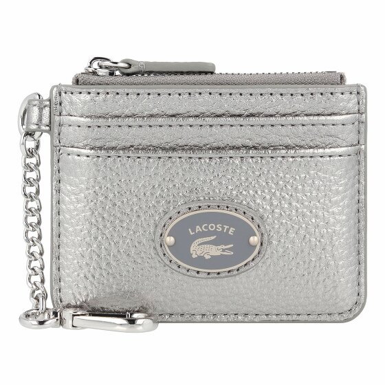 Lacoste Origin Croc Etui na karty kredytowe Skórzany 10.5 cm gunmetal