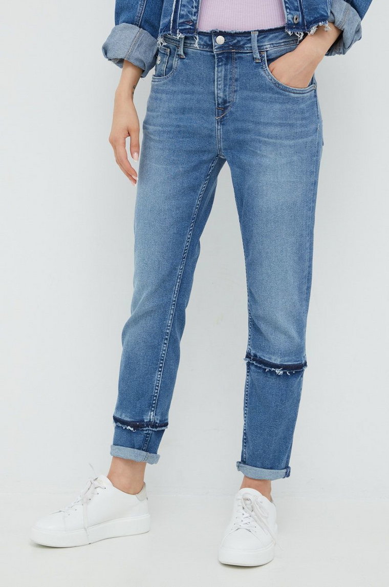 Pepe Jeans jeansy damskie high waist