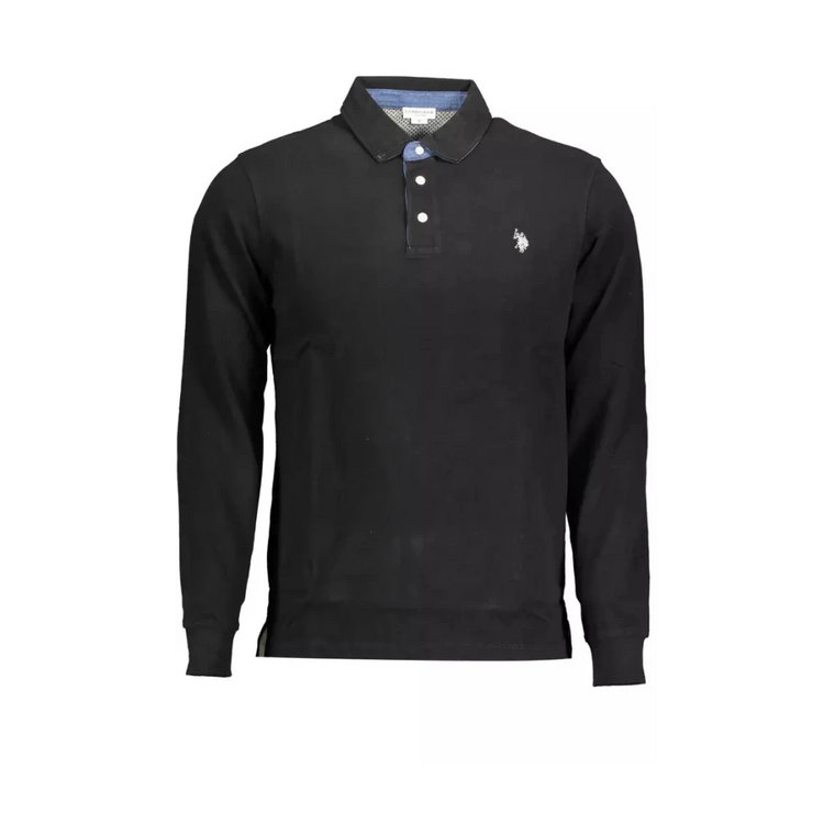 Czarna Polo Shirt z Długim Rękawem U.s. Polo Assn.