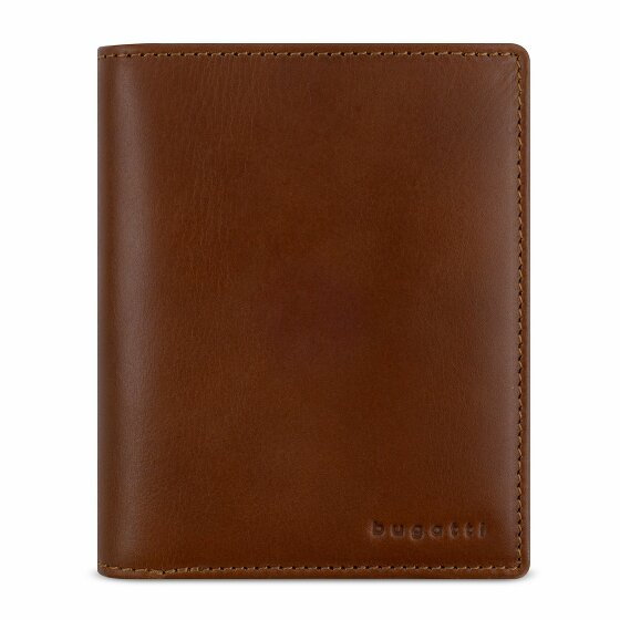 bugatti Remo Portfel Ochrona RFID Skórzany 10 cm cognac