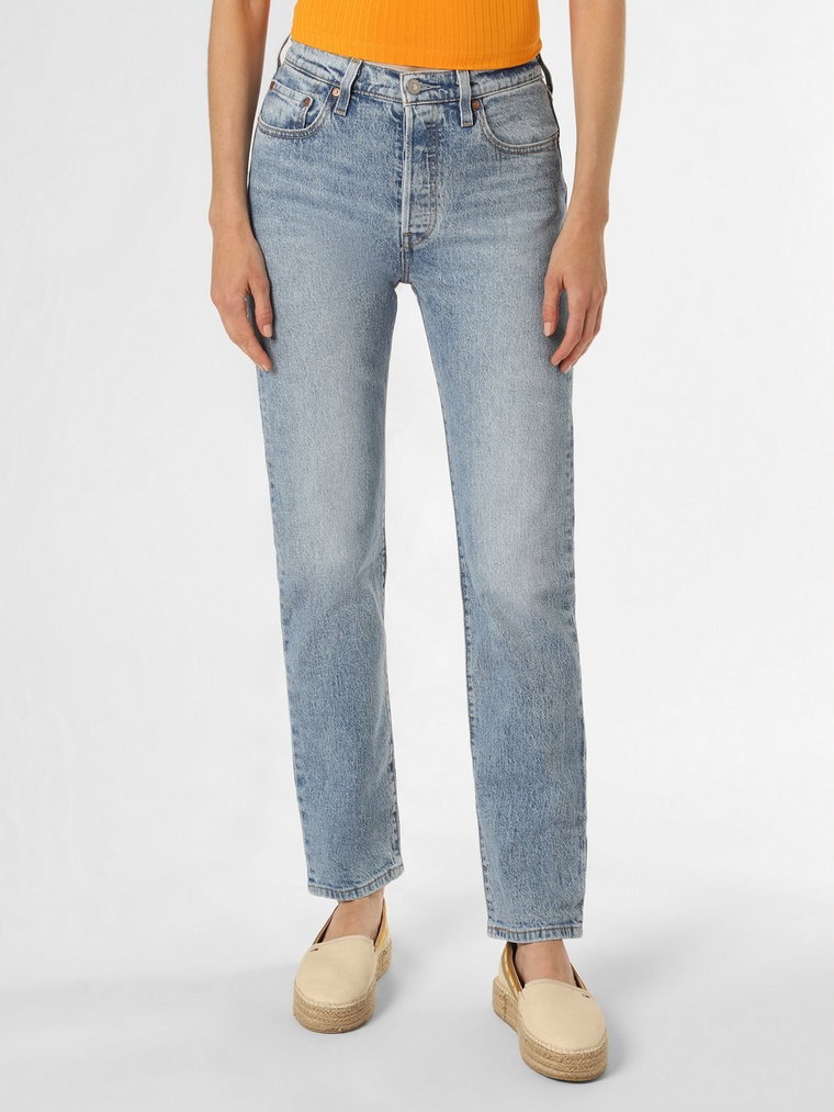 Levi's - Jeansy damskie  501 Original, niebieski