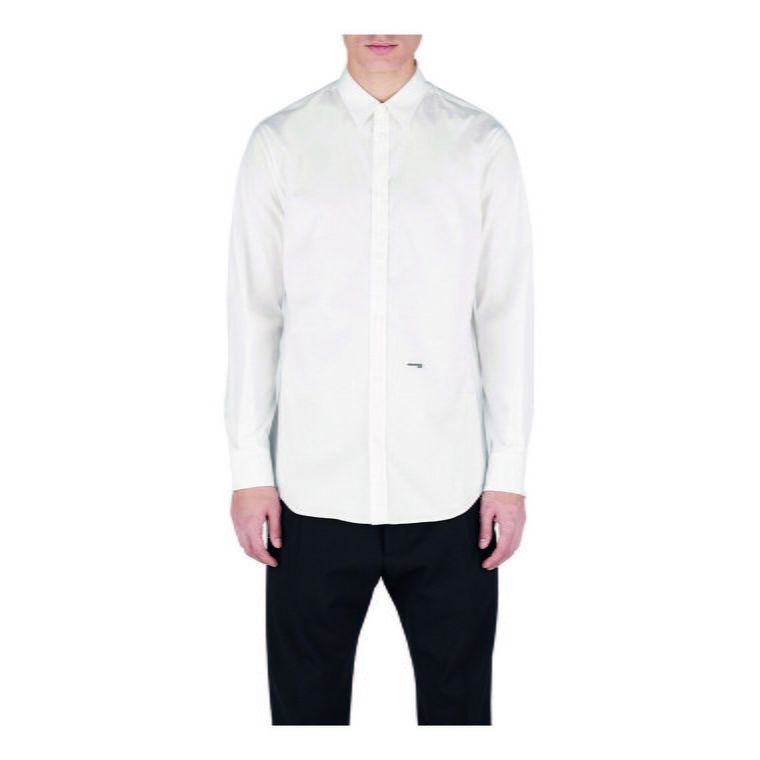 Elegancka Biała Koszula dla Mężczyzn Dsquared2
