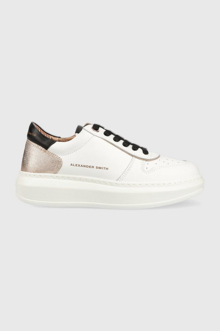Alexander Smith sneakersy skórzane Cambridge kolor biały ASAVL1D34WCP