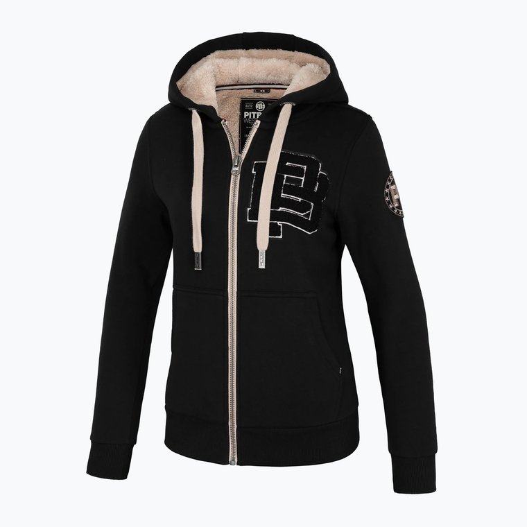 Bluza damska Pitbull Sherpa Ruffina Hooded Zip black