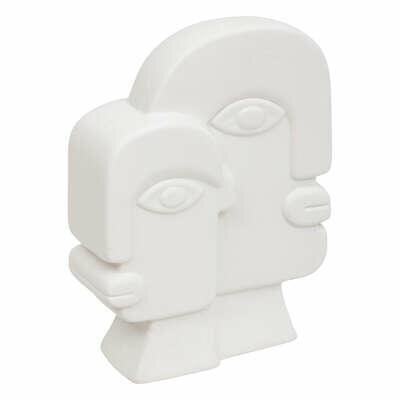 Statuetka Soleya Face biały 26cm