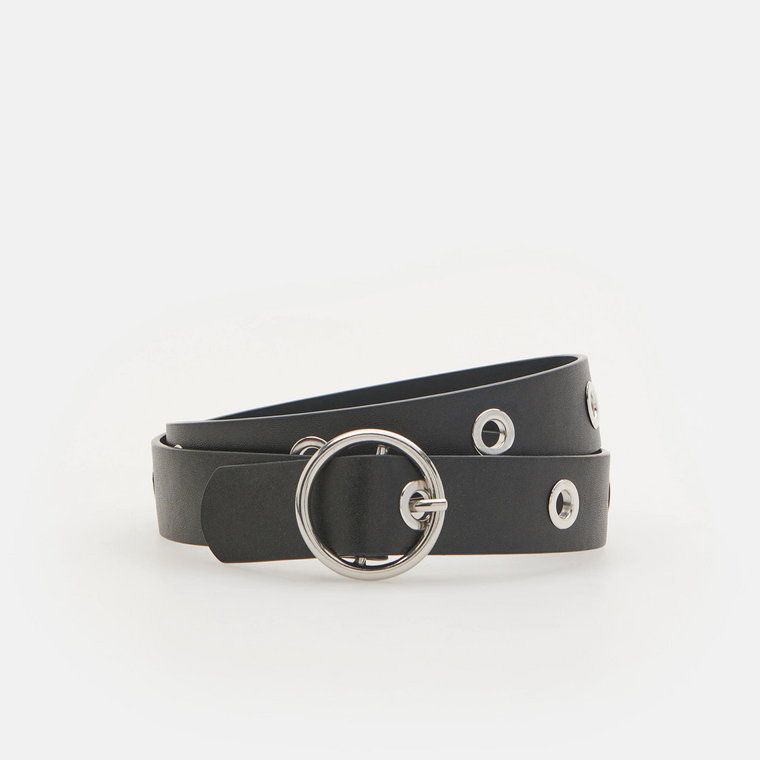 ICHI Sagan Leather Belt Black 36 - The Art of Home