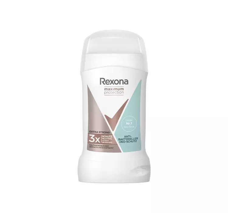 REXONA MAXIMUM PROTECTION ANTYBAKTERYJNY ANTYPERSPIRANT W SZTYFCIE DLA KOBIET 40ML