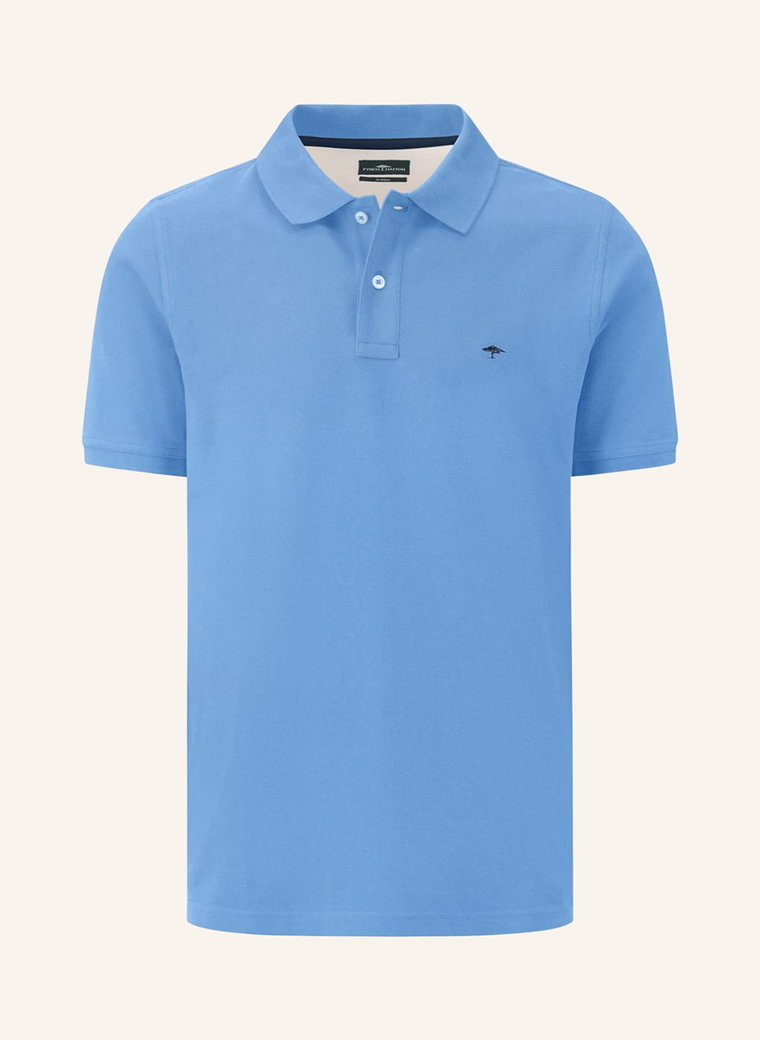 Fynch-Hatton Koszulka Polo Z Piki blau