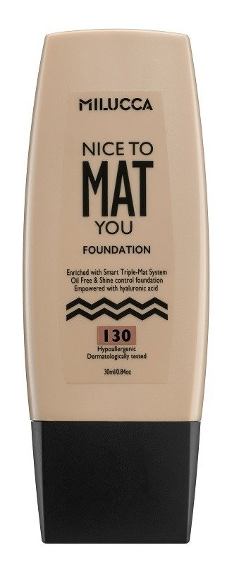 Milucca Nice to Mat You Foundation 130 - podkład do twarzy 30ml