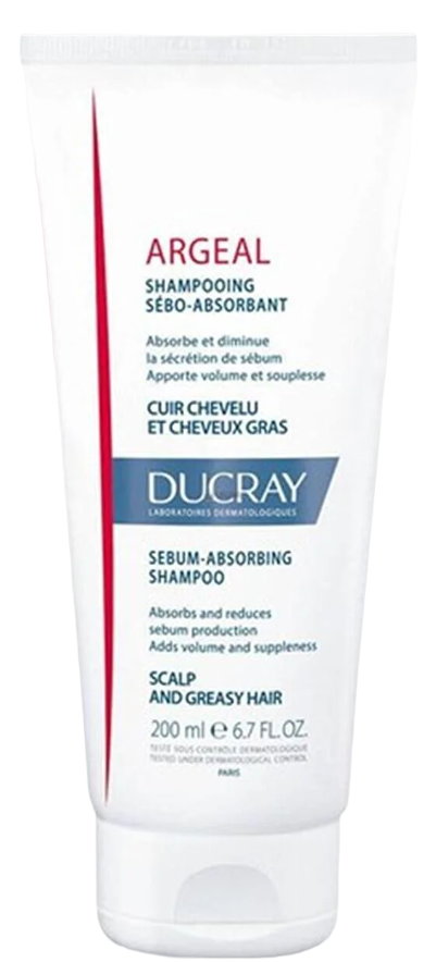Szampon Ducray Argeal absorbujący sebum do włosów przetłuszczających się do częstego stosowania 200 ml (3282770110111). Szampony