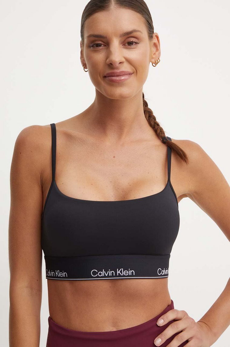 Calvin Klein Performance biustonosz sportowy kolor czarny 00GWF4K191