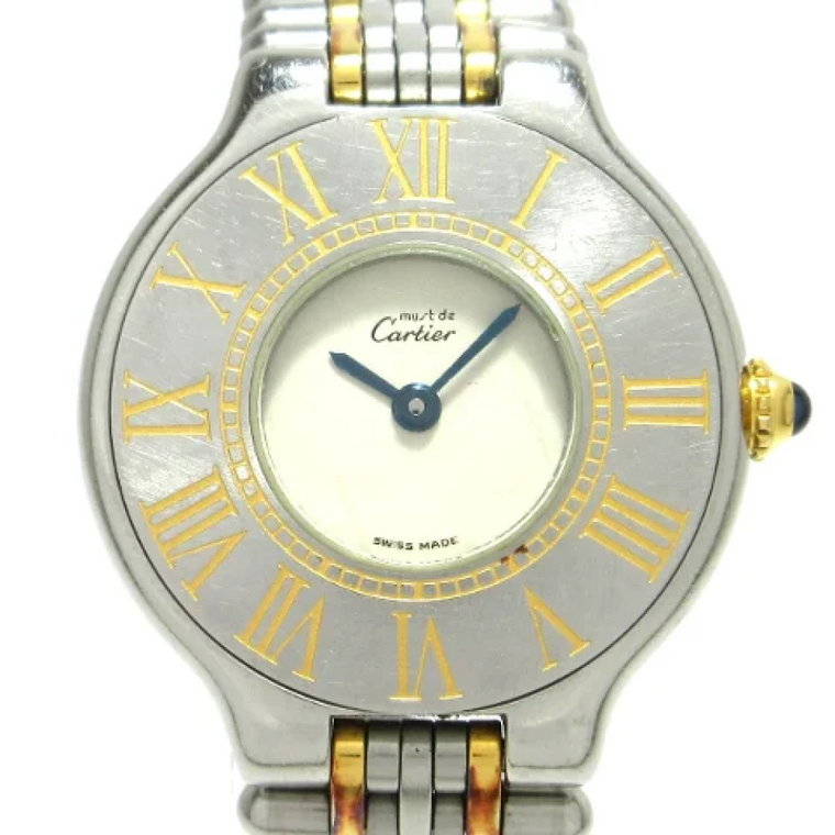 Pre-owned Stainless Steel watches Cartier Vintage