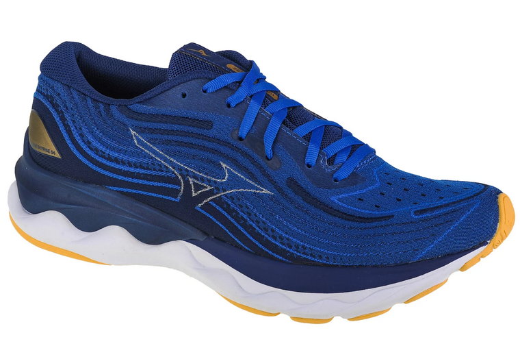 Mizuno Wave Skyrise 4 J1GC230903, Męskie, Granatowe, buty do biegania, tkanina, rozmiar: 42