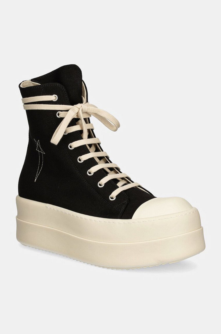 Rick Owens trampki Double Bumper Sneaks męskie kolor czarny DU02D2831.DOEM9